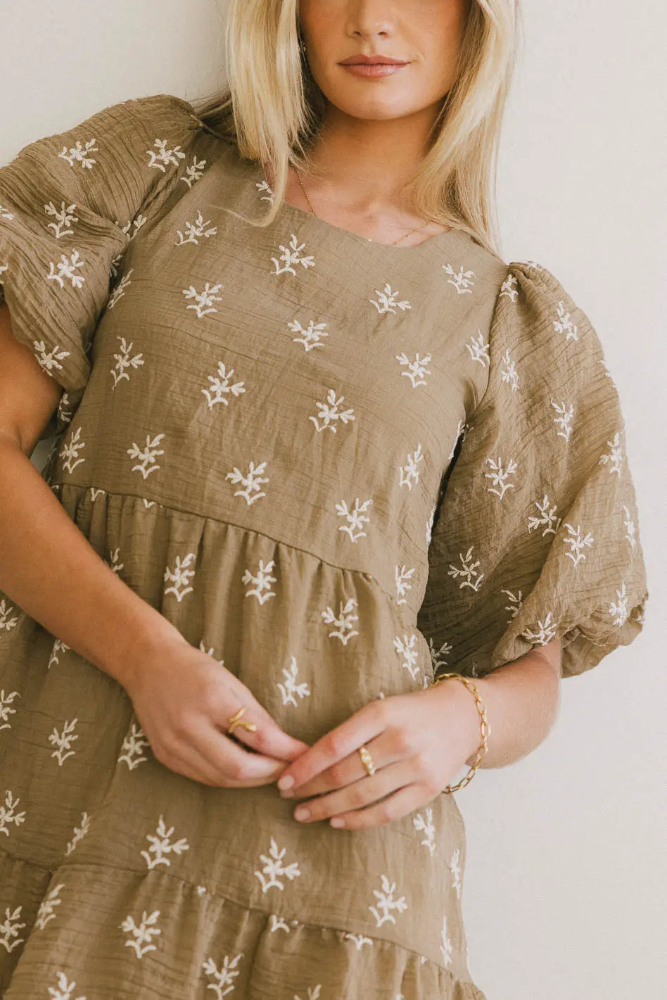 Marco Embroidered Mini Dress - FINAL SALE