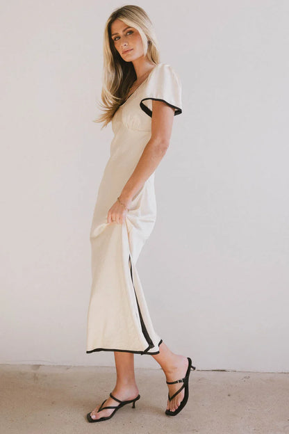 Austia Midi Dress in Ivory