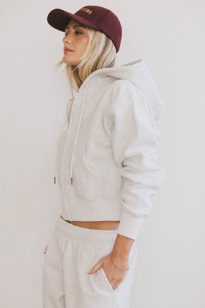 Ezra Zip Up in Grey - FINAL SALE