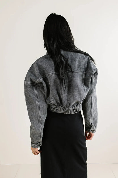Hayes Cropped Denim Jacket - FINAL SALE