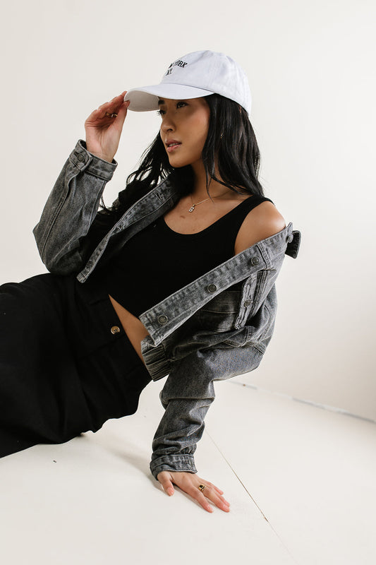 Hayes Cropped Denim Jacket - FINAL SALE