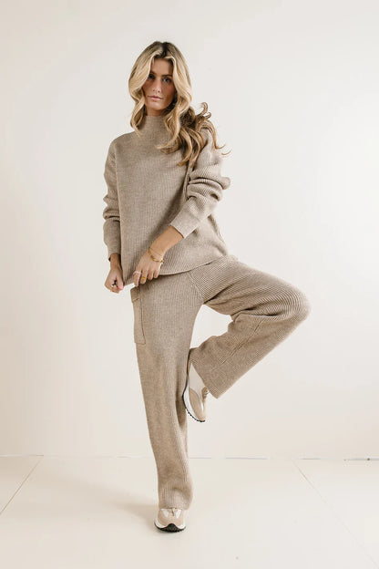 Jaya Knit Pants in Sand - FINAL SALE