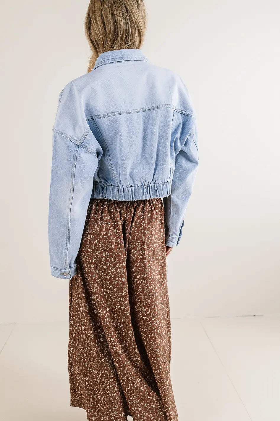 True Cropped Denim Jacket - FINAL SALE