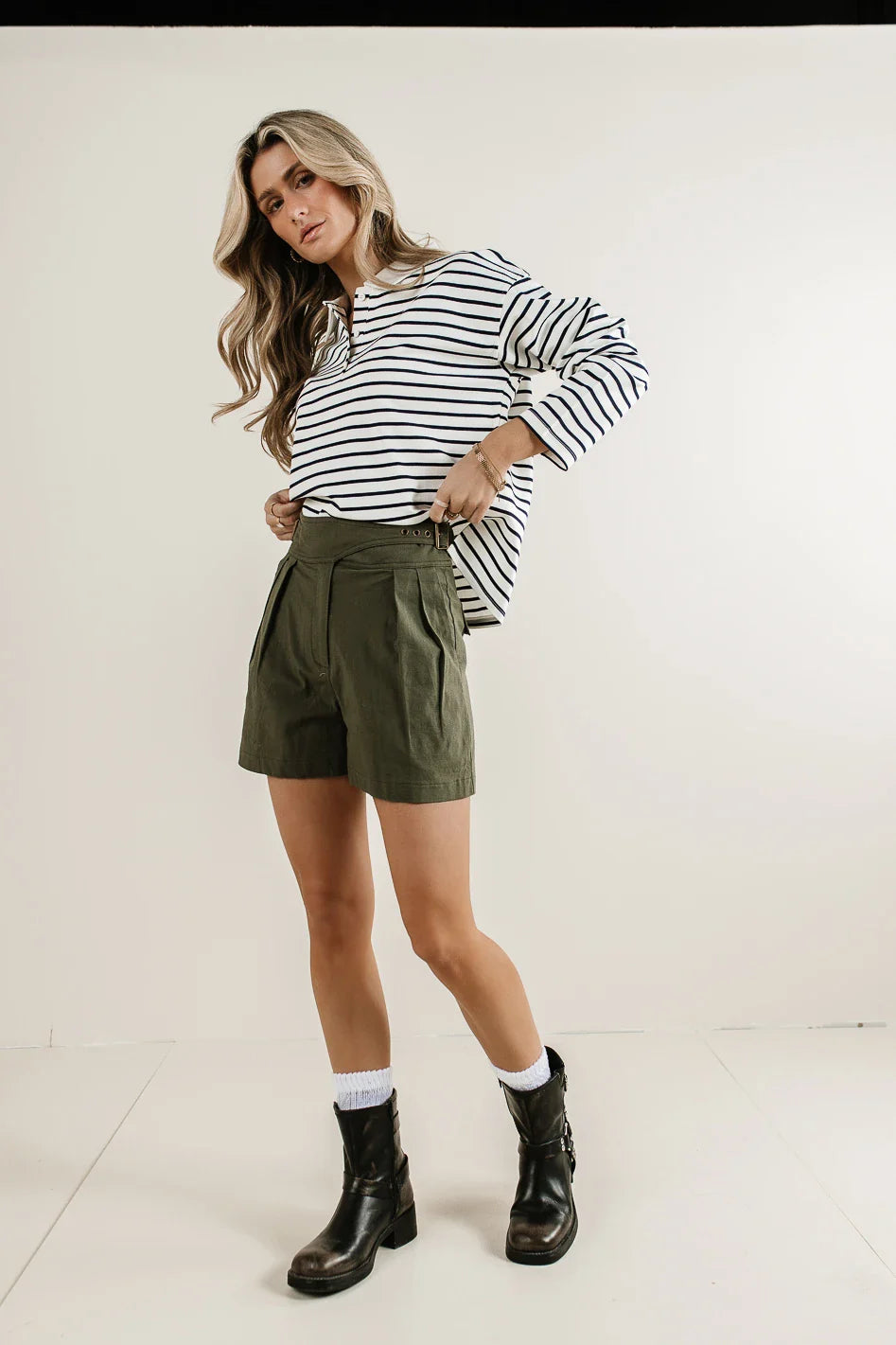 Remington Shorts in Olive - FINAL SALE