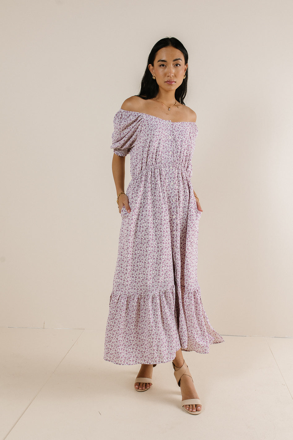 Isla Floral Button Up Dress - FINAL SALE