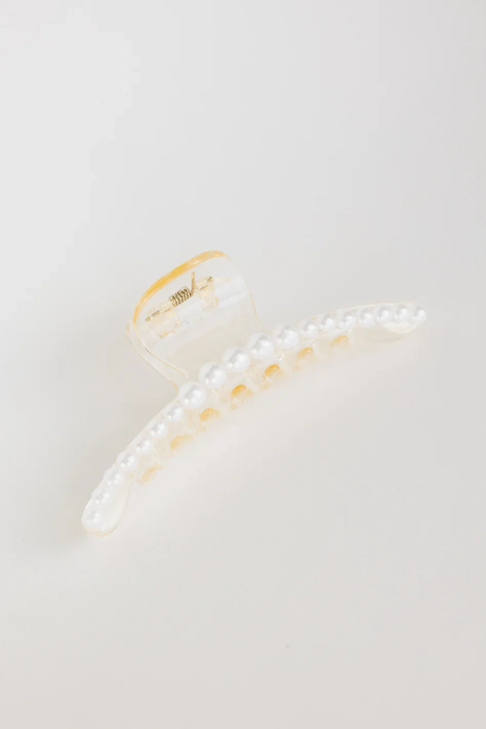 White Pearl Claw Clip in Small - FINAL SALE