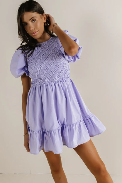 Akaiyah Smocked Mini Dress - FINAL SALE
