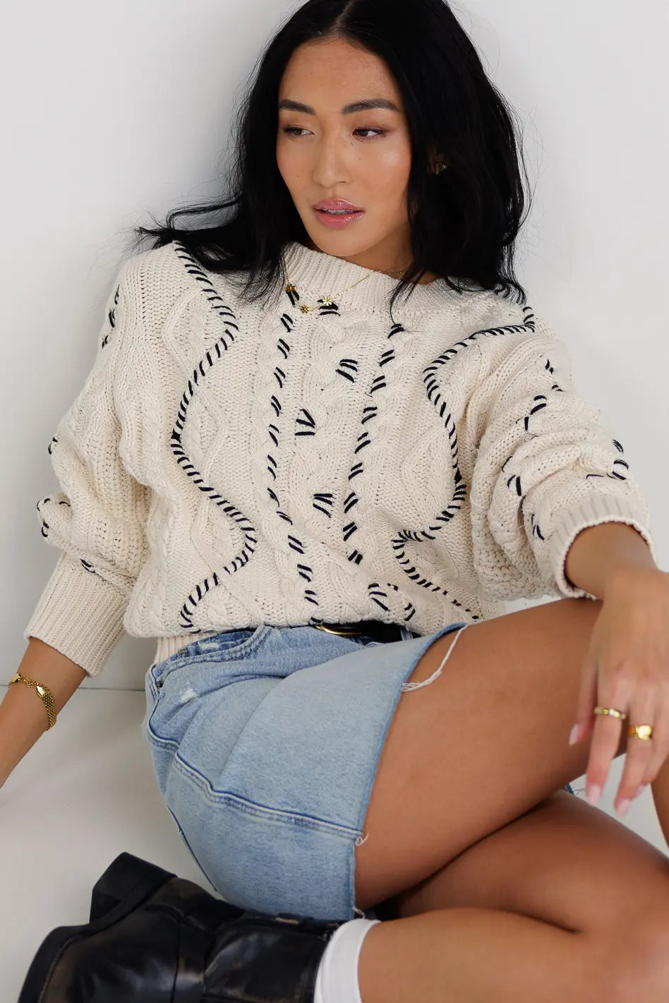 Milani Cable Knit Sweater - FINAL SALE