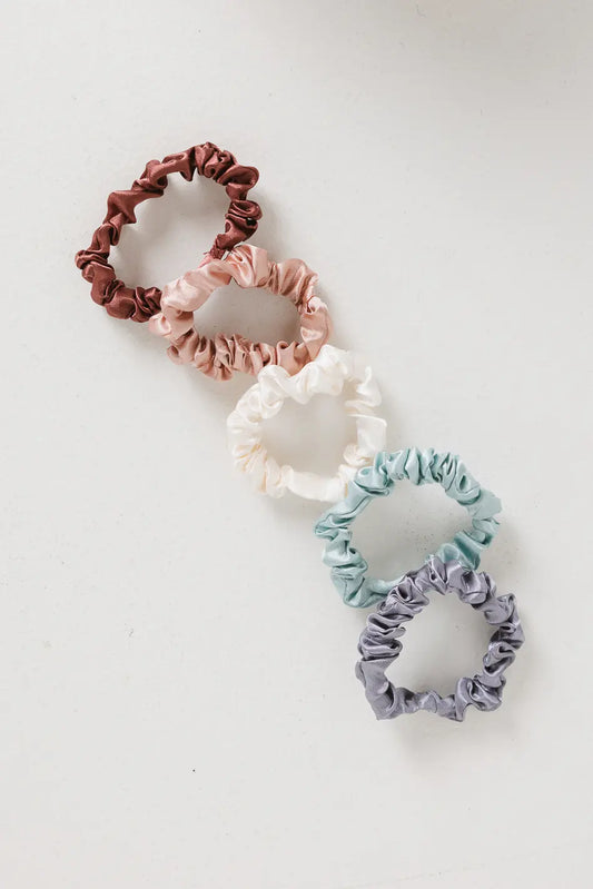 Satin Scrunchies Set