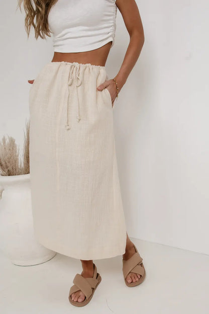Kelilah Textured Skirt - FINAL SALE