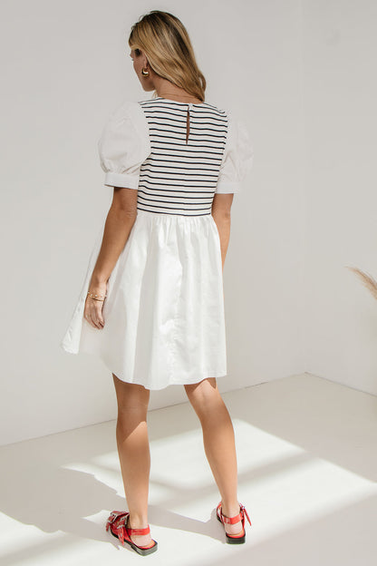 Virginia Puff Sleeve Mini Dress - FINAL SALE