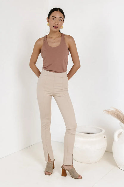 Erin Pants in Tan - FINAL SALE