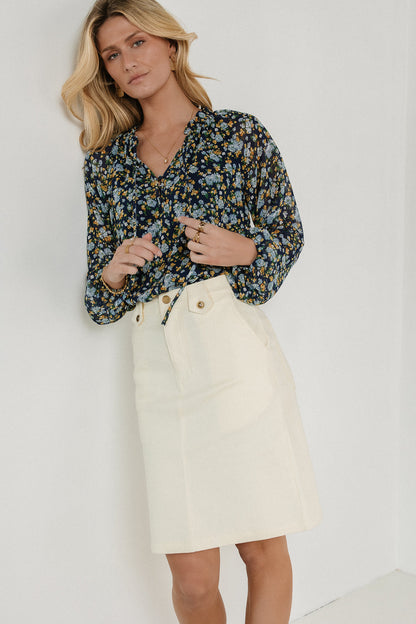 Andie Skirt in Cream - FINAL SALE