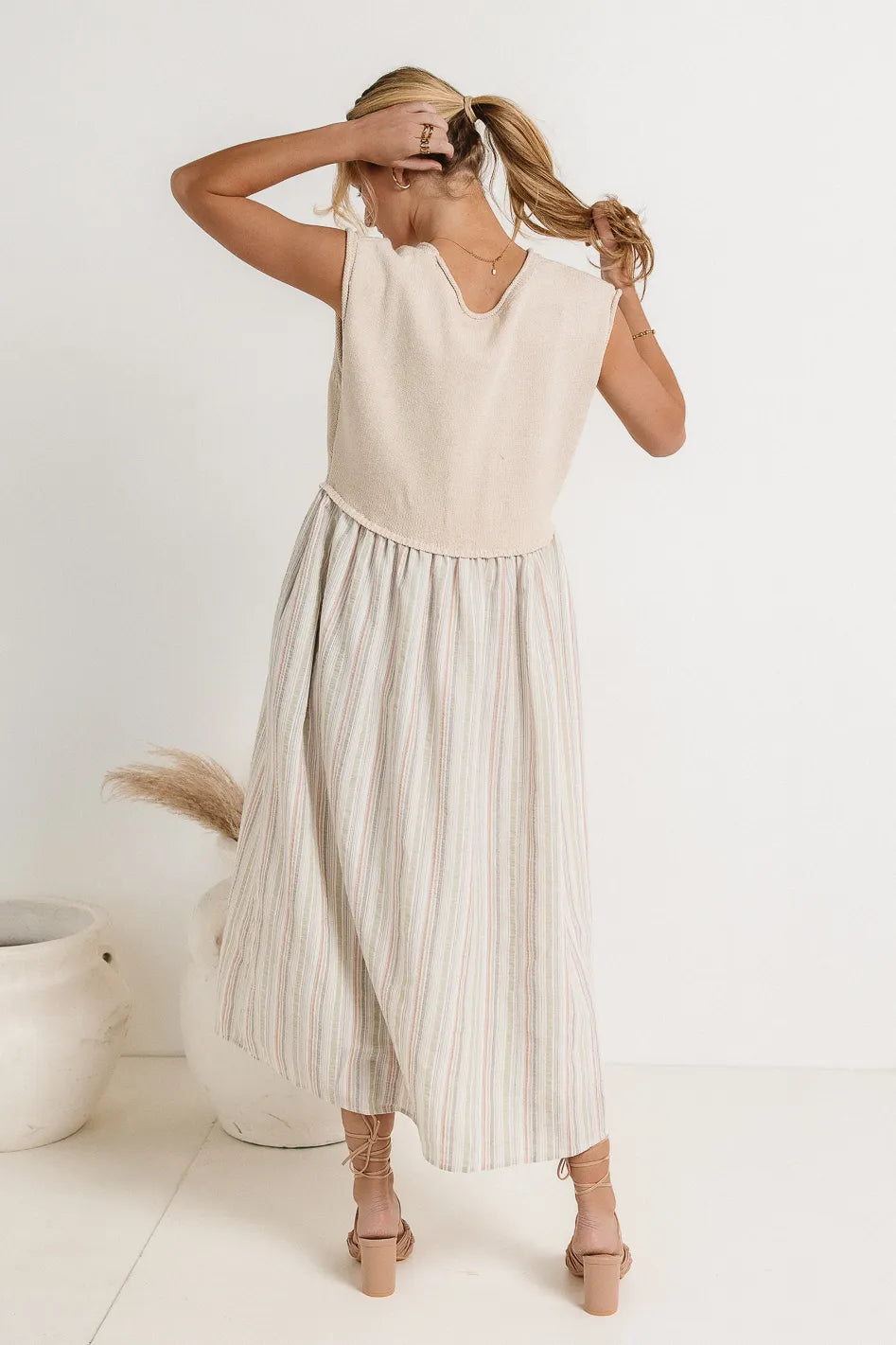 McKensley Contrast Midi Dress - FINAL SALE