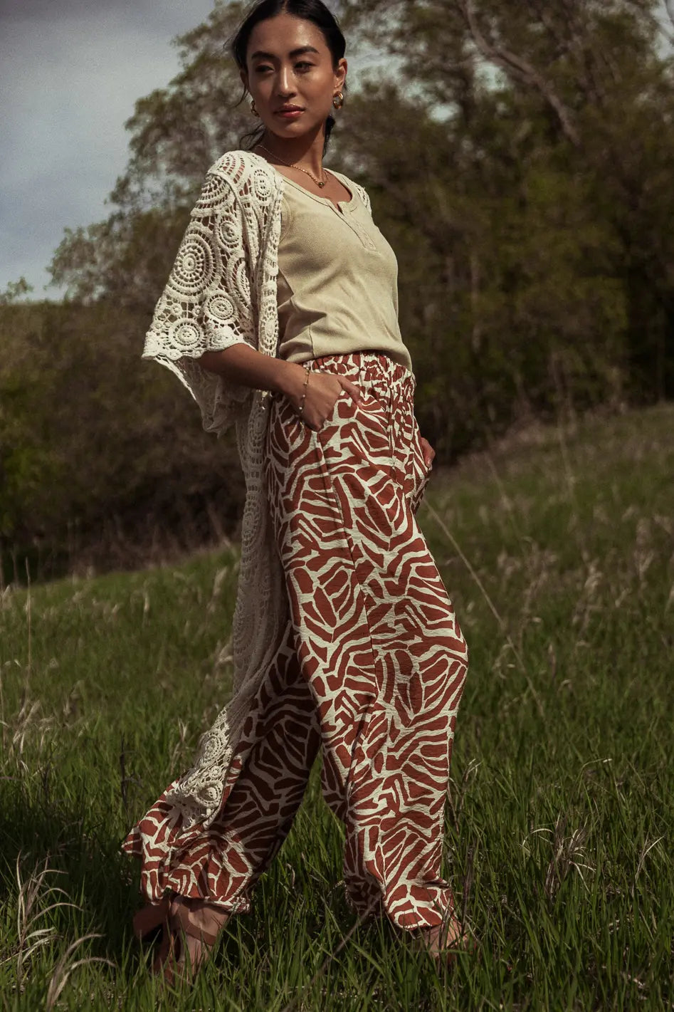 Annika Printed Pants - FINAL SALE