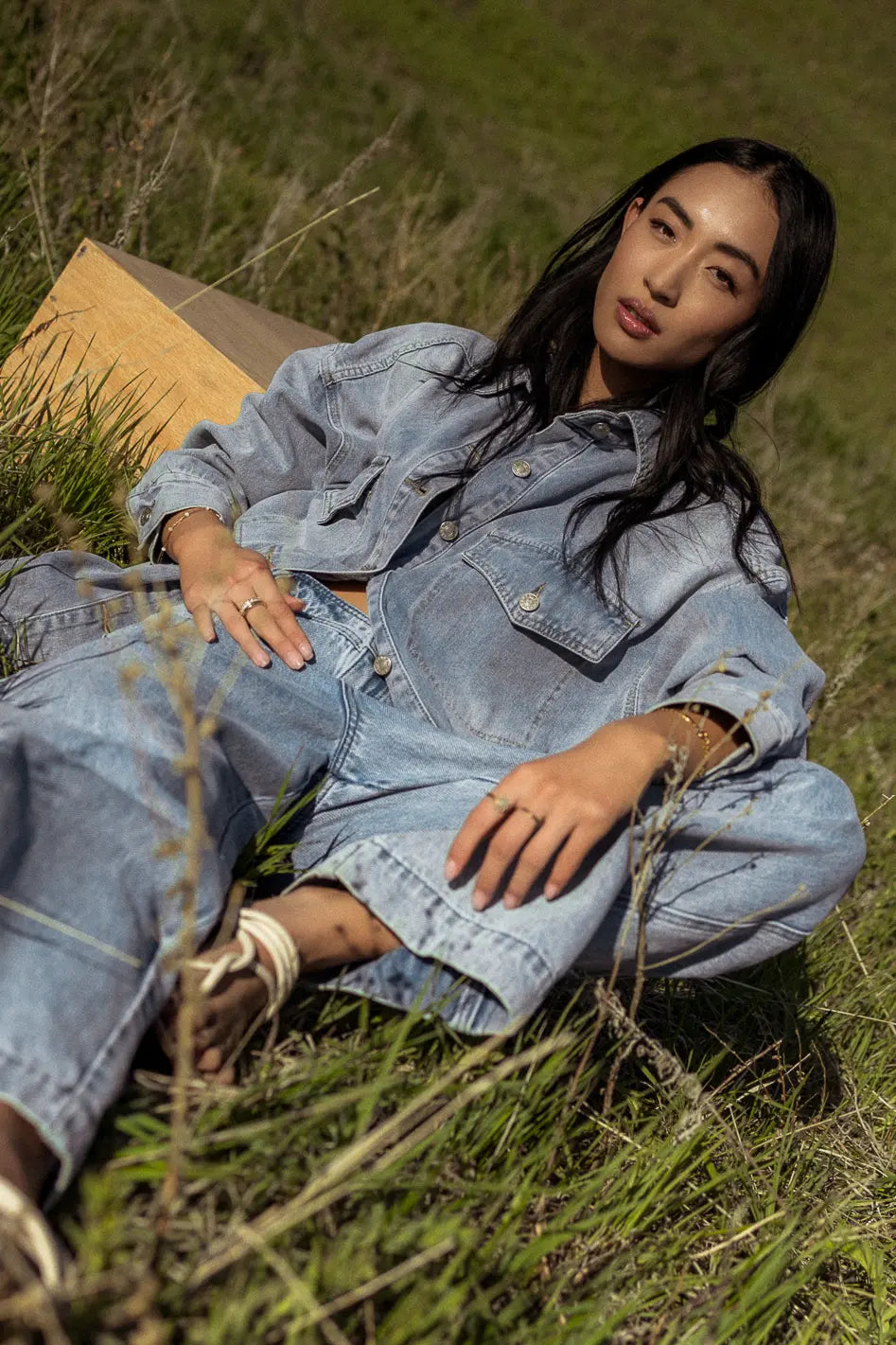 Out And About Denim Jacket - FINAL SALE