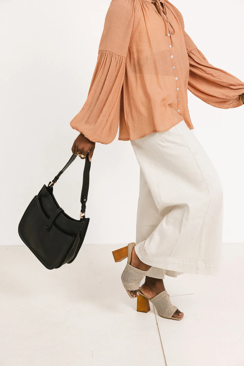 Quincy Crossbody Bag in Black - FINAL SALE