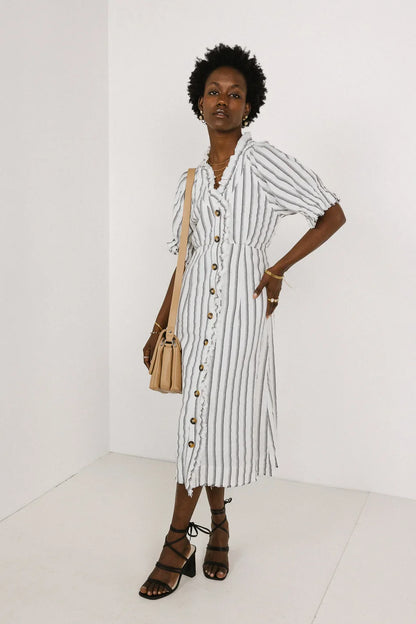 Bextor Striped Midi Dress - FINAL SALE