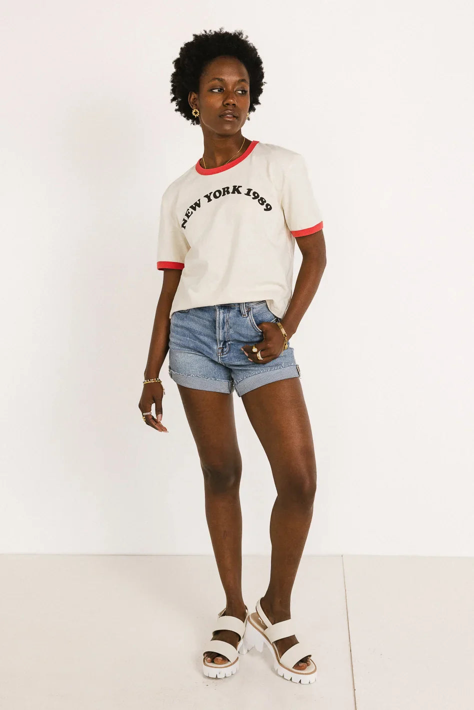Kaye High Rise Denim Shorts - FINAL SALE