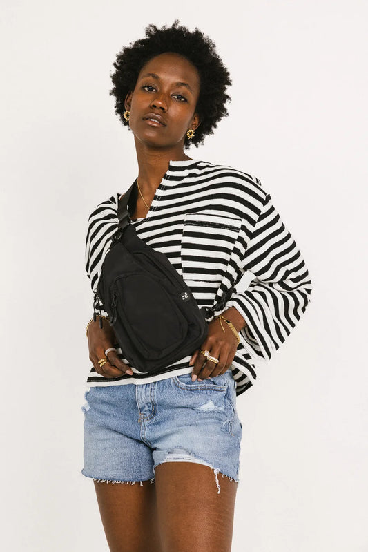 Micah Sling Bag in Black - FINAL SALE