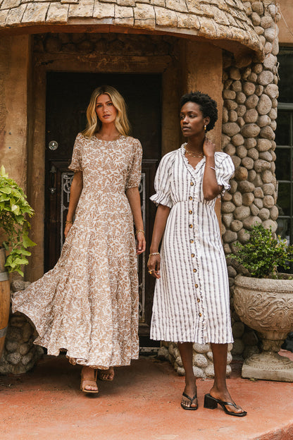 Bextor Striped Midi Dress - FINAL SALE