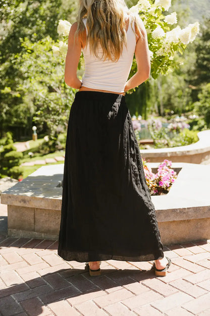 Eliza Textured Maxi Skirt - FINAL SALE