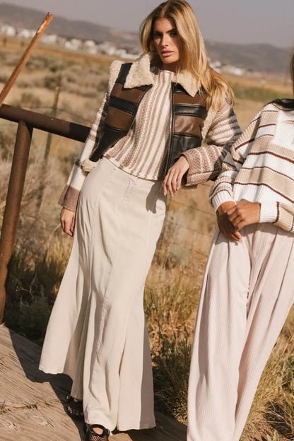 Sunny Maxi Skirt in Taupe - FINAL SALE