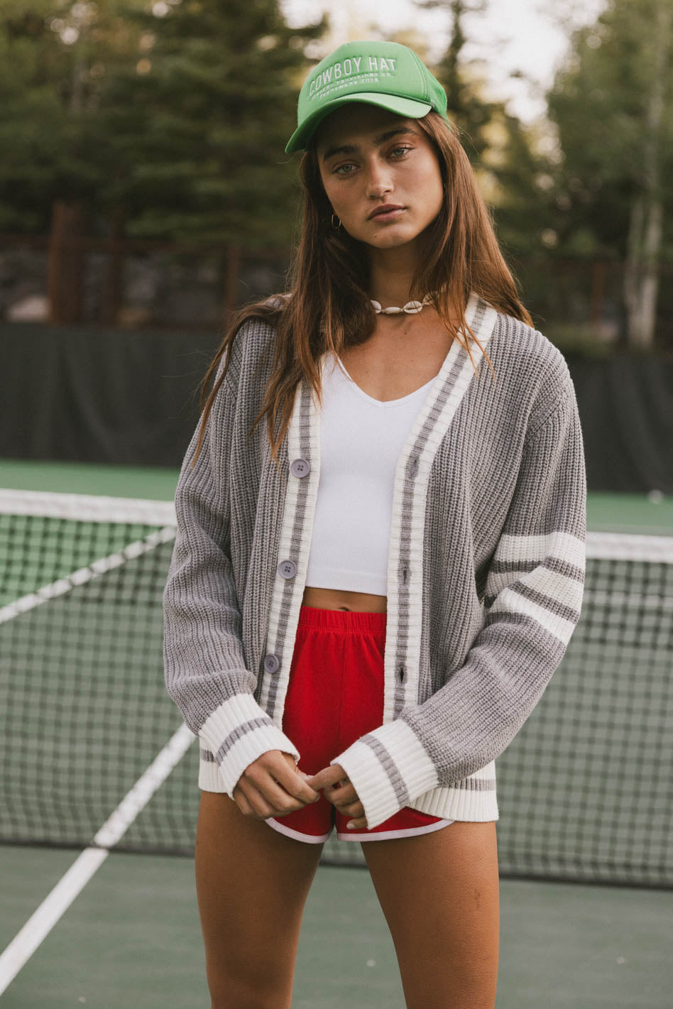 Aurelia Knit Cardigan in Grey - FINAL SALE