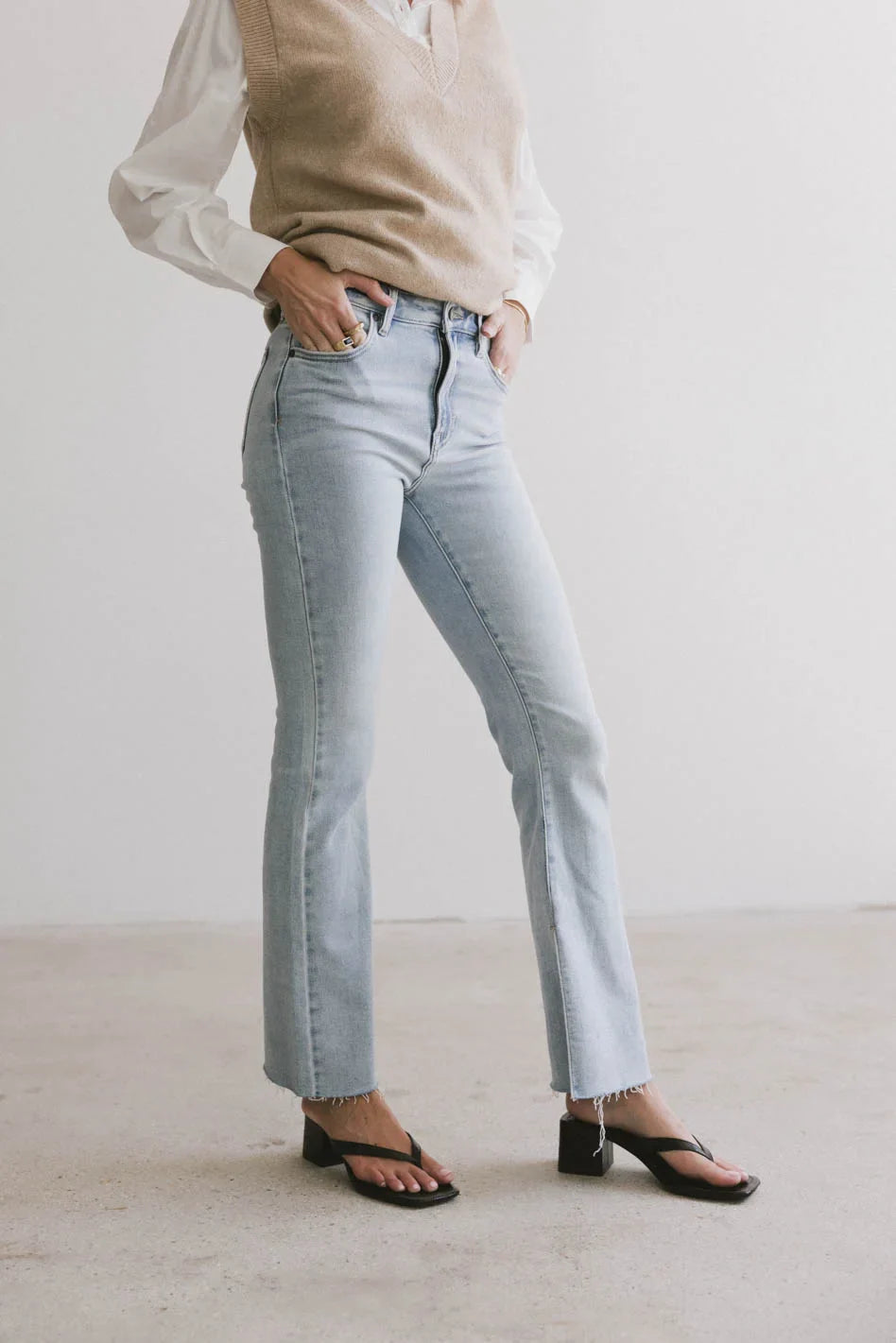 Ryan Bootcut Jeans in Light Wash - FINAL SALE