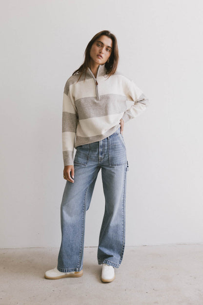 Remi Wide Leg Denim in Light Wash - FINAL SALE