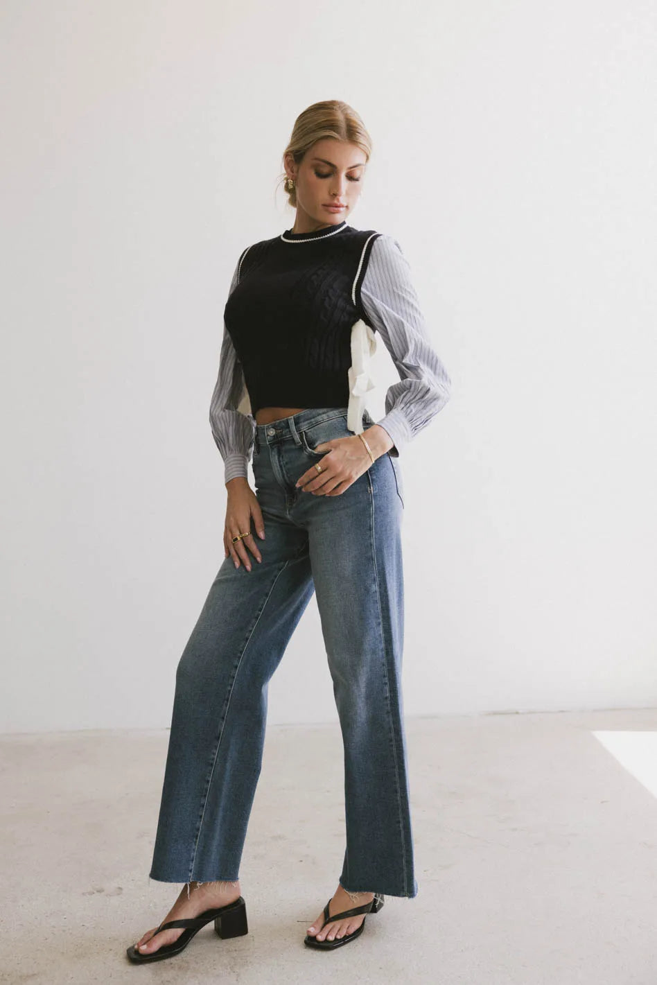 Riley Dad Jeans in Medium Wash - FINAL SALE