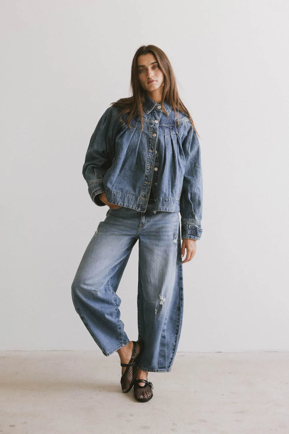 Lex Barrel Jeans in Medium Wash - FINAL SALE