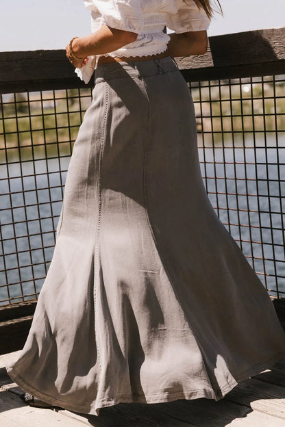 Sunny Maxi Skirt in Grey - FINAL SALE