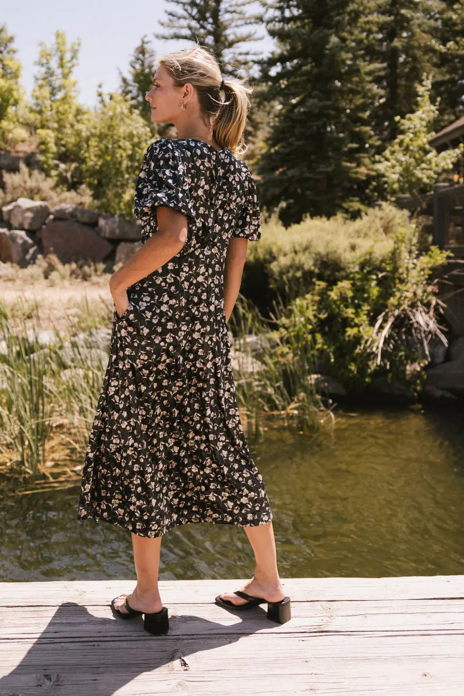 Serena Velvet Midi Dress - FINAL SALE