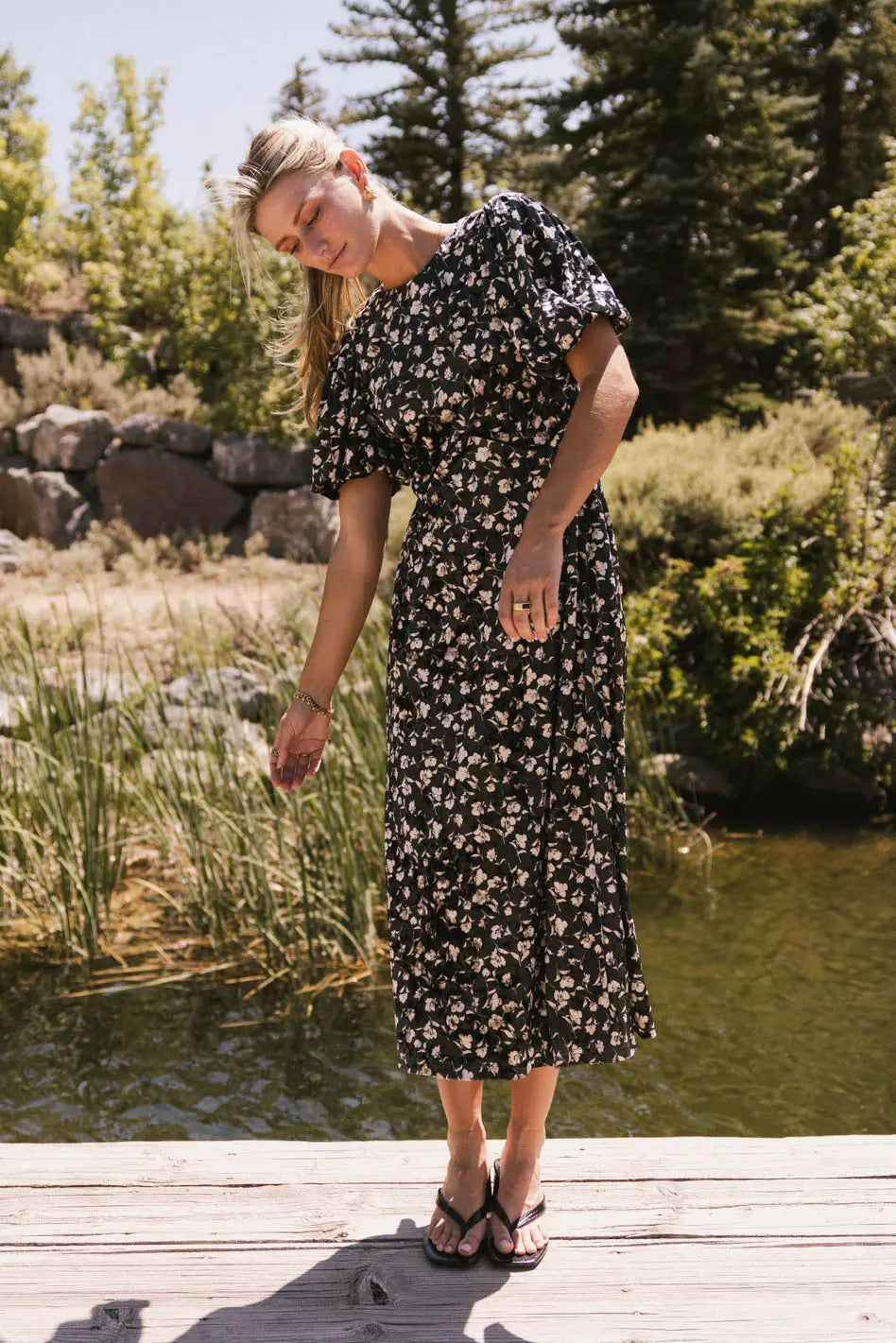 Serena Velvet Midi Dress - FINAL SALE