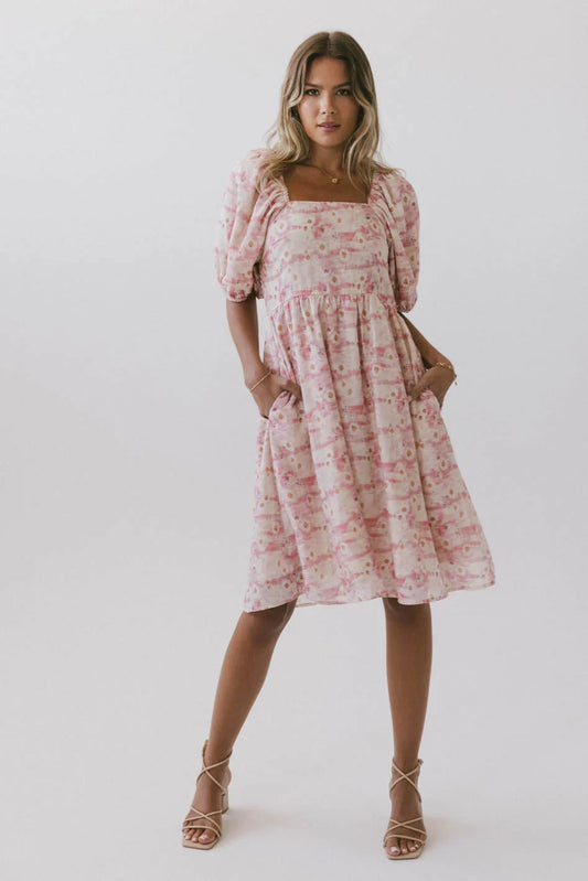 Hannah Floral Midi Dress - FINAL SALE