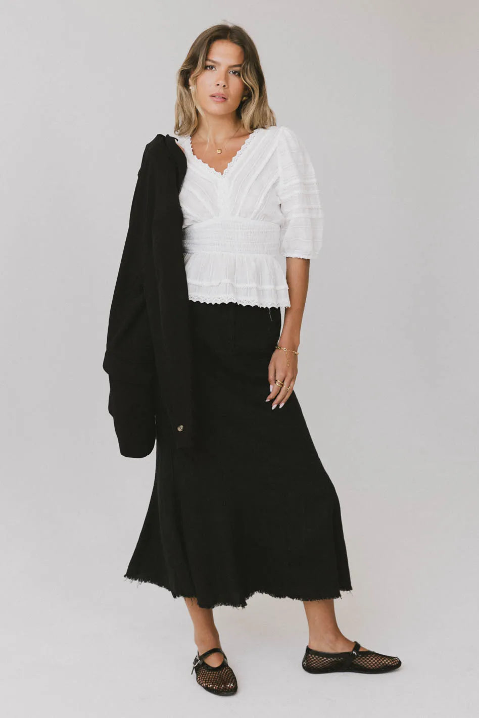 Dae Maxi Skirt in Black - FINAL SALE