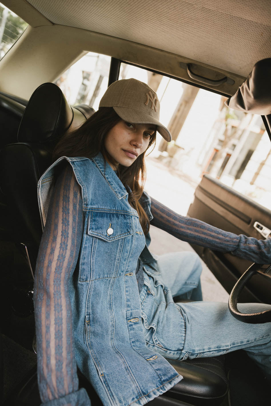 Taylor Denim Vest in Medium Wash - FINAL SALE