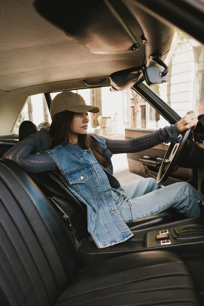 Taylor Denim Vest in Medium Wash - FINAL SALE