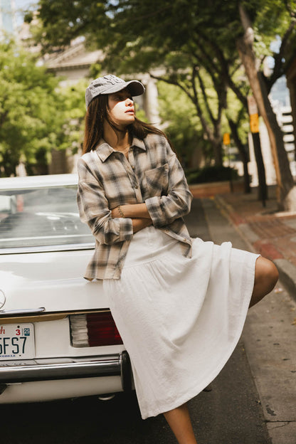 Luella Denim Midi Skirt - FINAL SALE