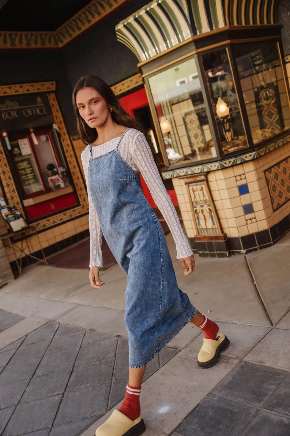 Marisol Denim Midi Dress - FINAL SALE