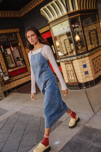 Marisol Denim Midi Dress - FINAL SALE