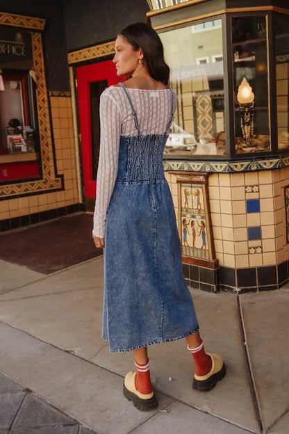 Marisol Denim Midi Dress - FINAL SALE