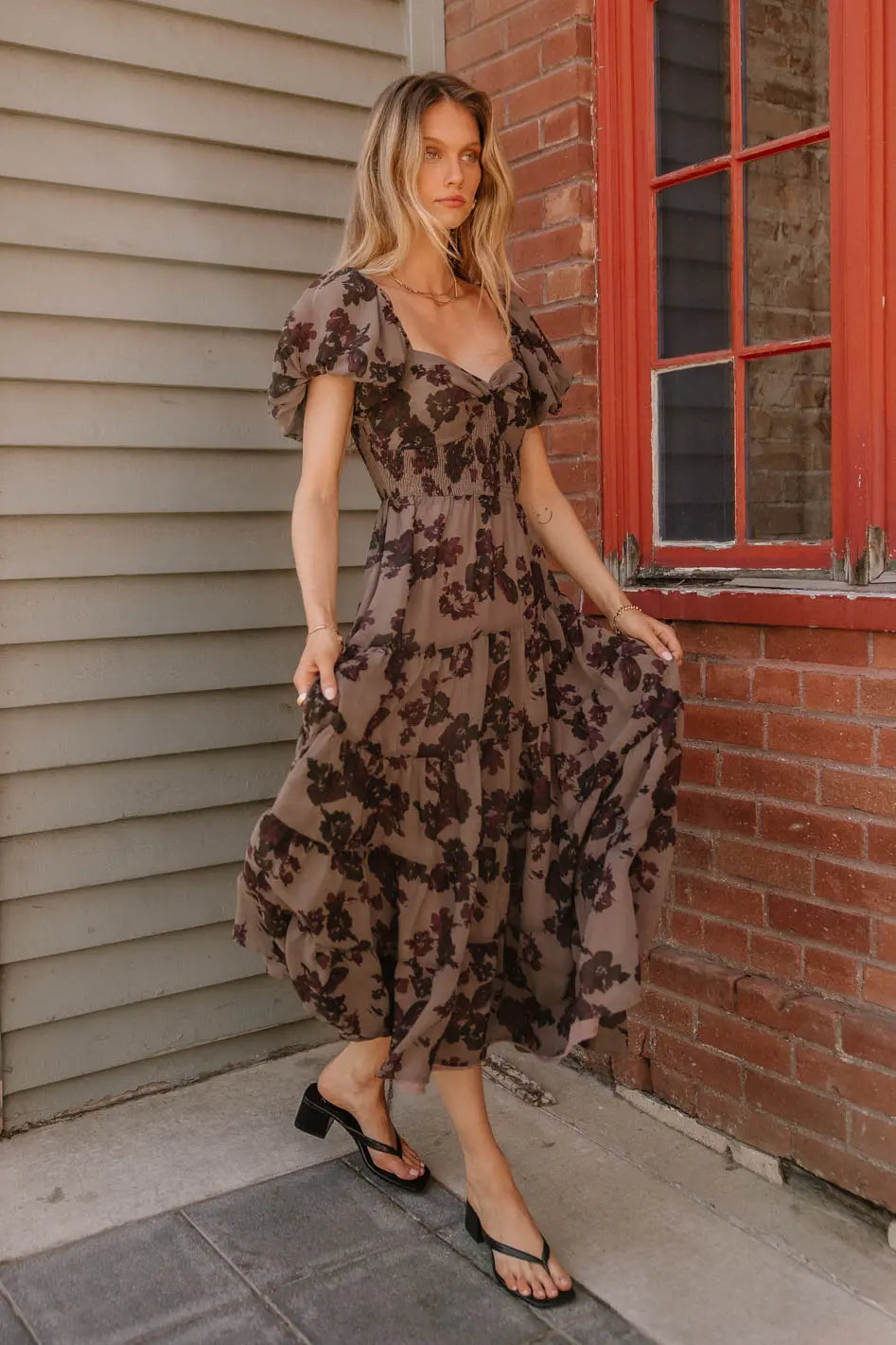 Robbie Floral Midi Dress - FINAL SALE