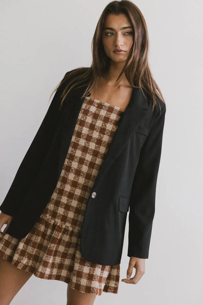 Crystal Blazer in Black - FINAL SALE