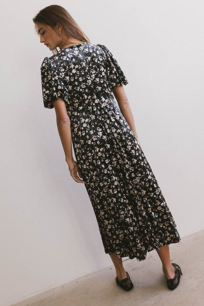 Serena Velvet Midi Dress - FINAL SALE