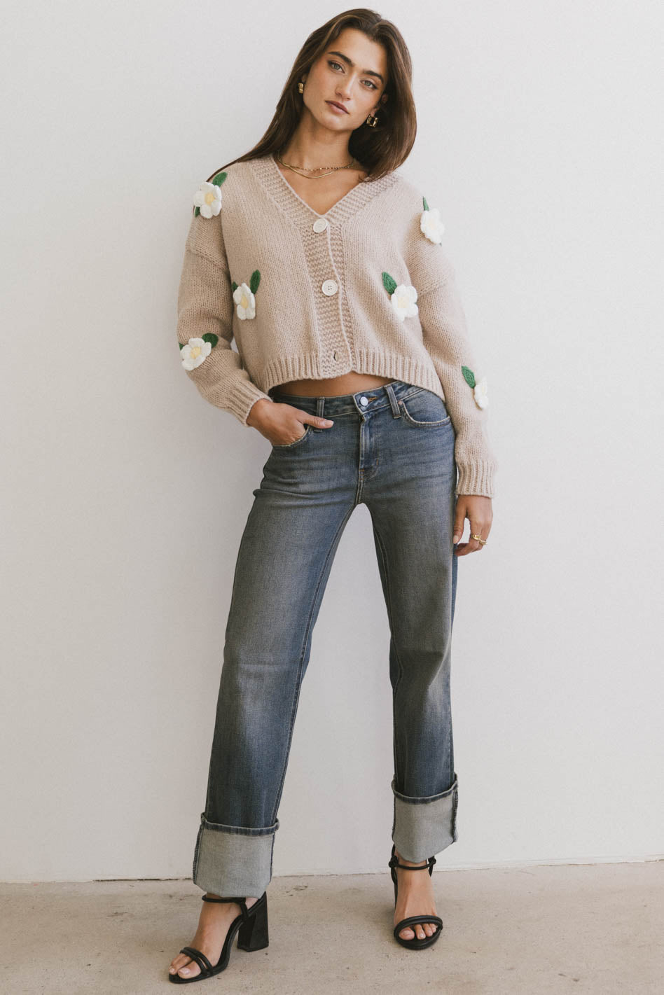 Annai Floral Cardigan - FINAL SALE