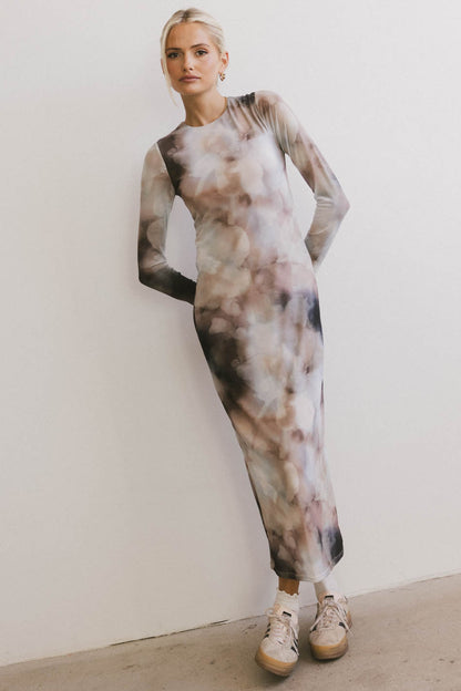 Jamie Watercolor Bodycon Dress - FINAL SALE