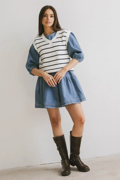 Sorrel Denim Mini Dress - FINAL SALE