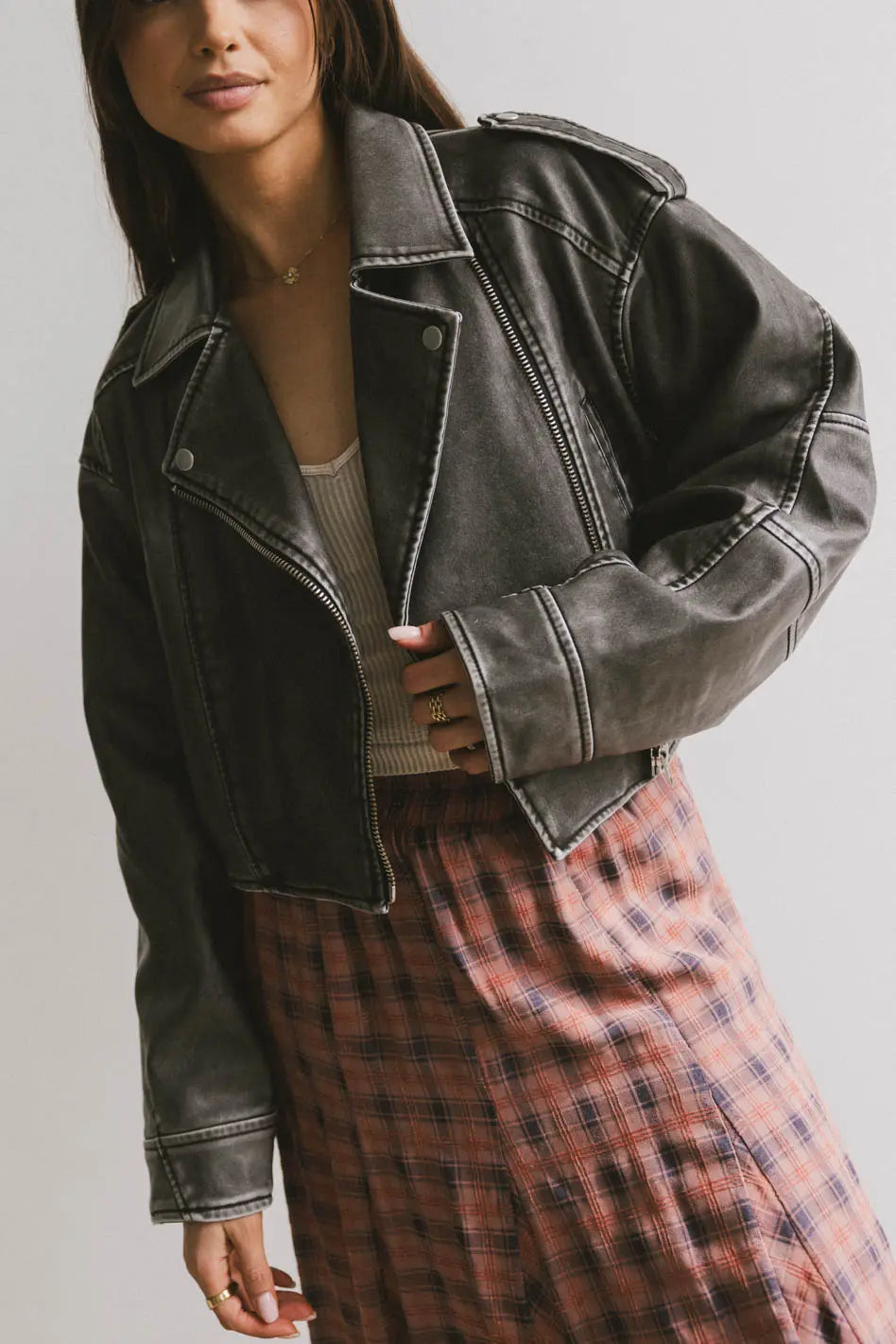 Leif Vegan Moto Jacket - FINAL SALE